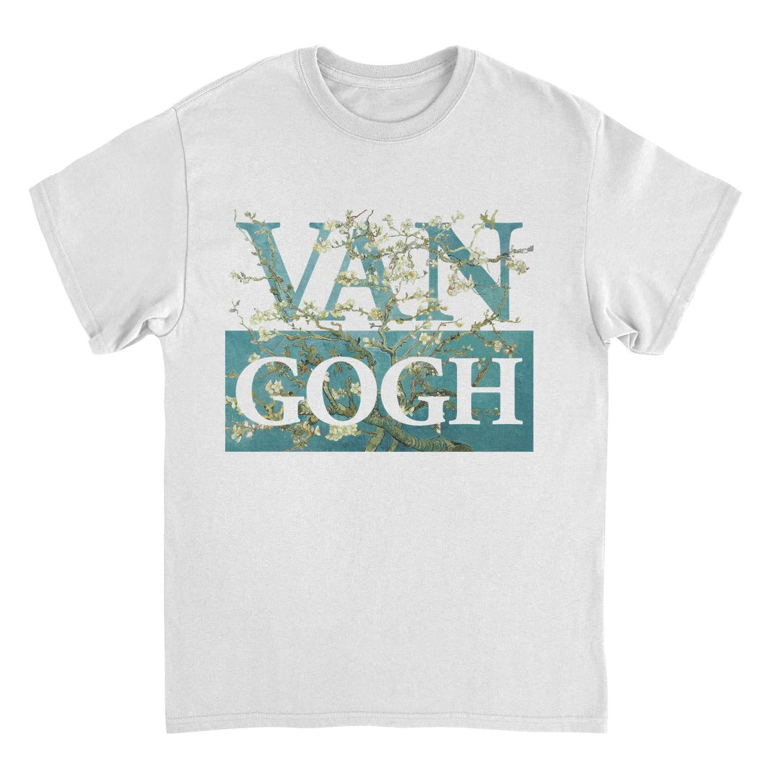 Classic Paintings Van Gogh Blossoms White T-Shirt