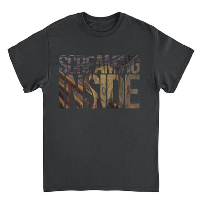 Classic Paintings Screaming Inside Munch Black T-Shirt