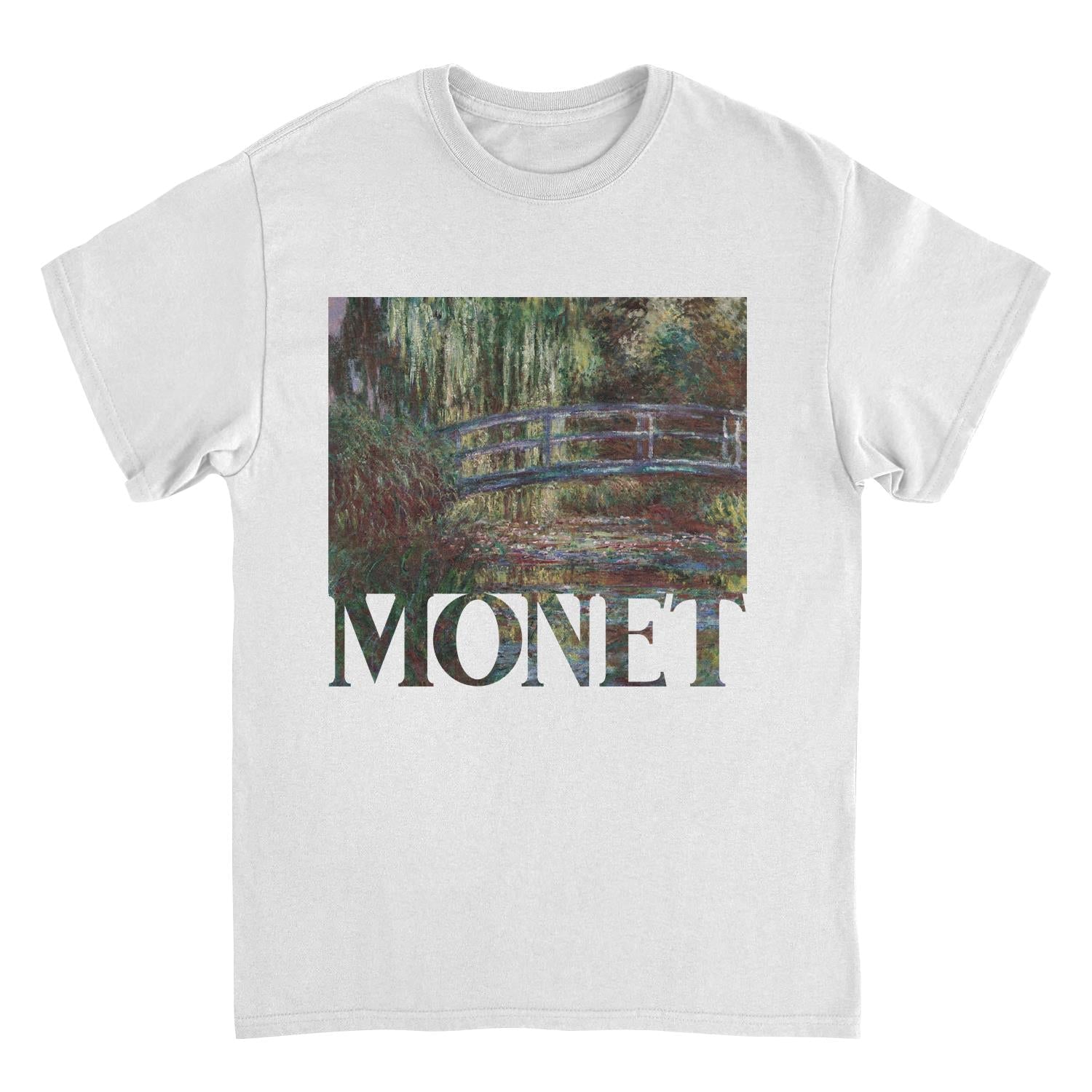 Classic Paintings Monet Water Lily Pond White T-Shirt