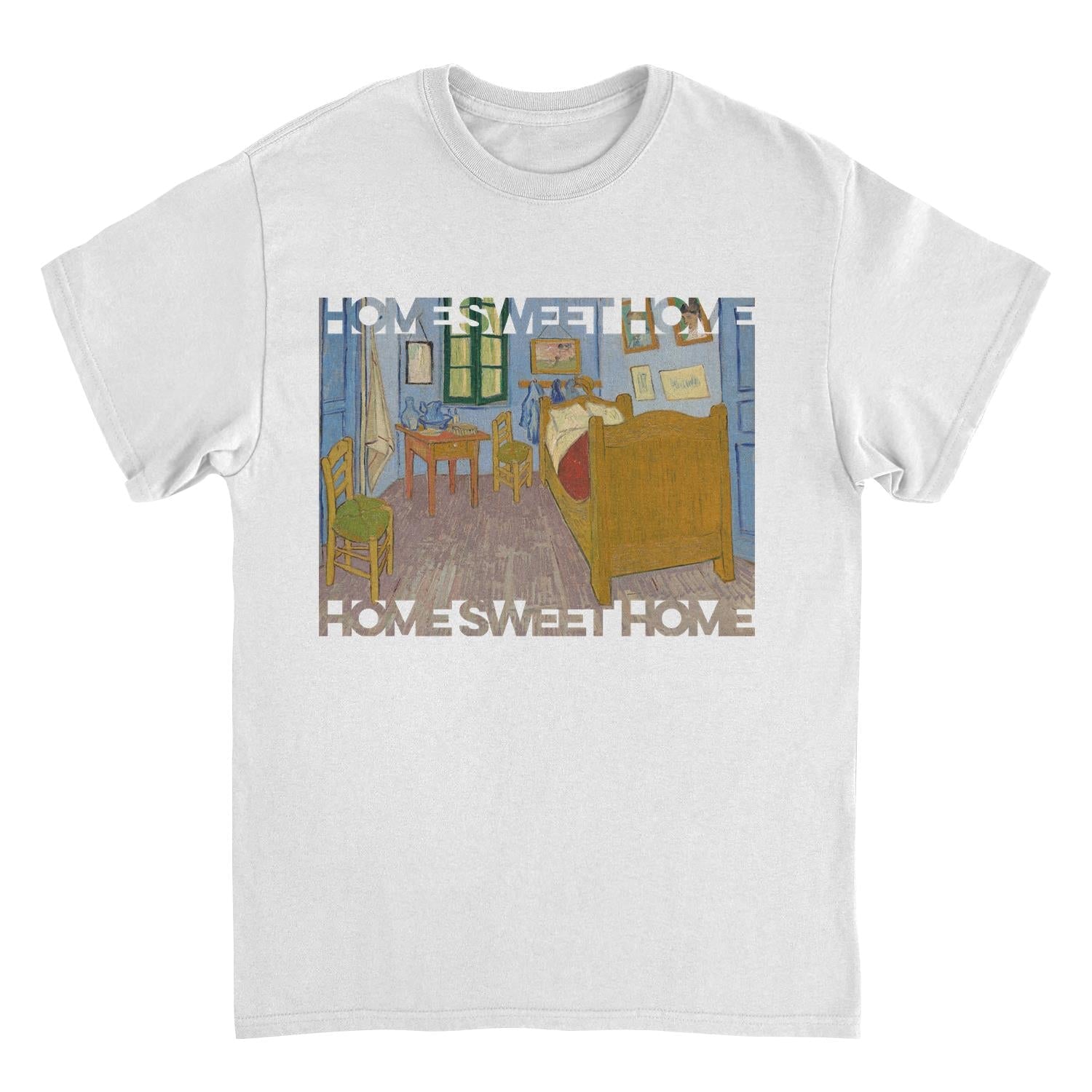 Classic Paintings Home Sweet Home Van Gogh White T-Shirt