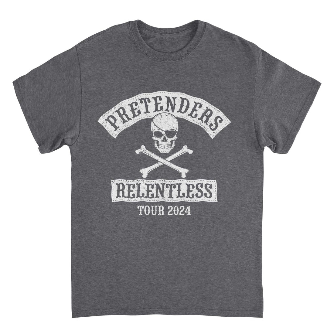 The Pretenders Relentless Tour Dark Heather T-Shirt