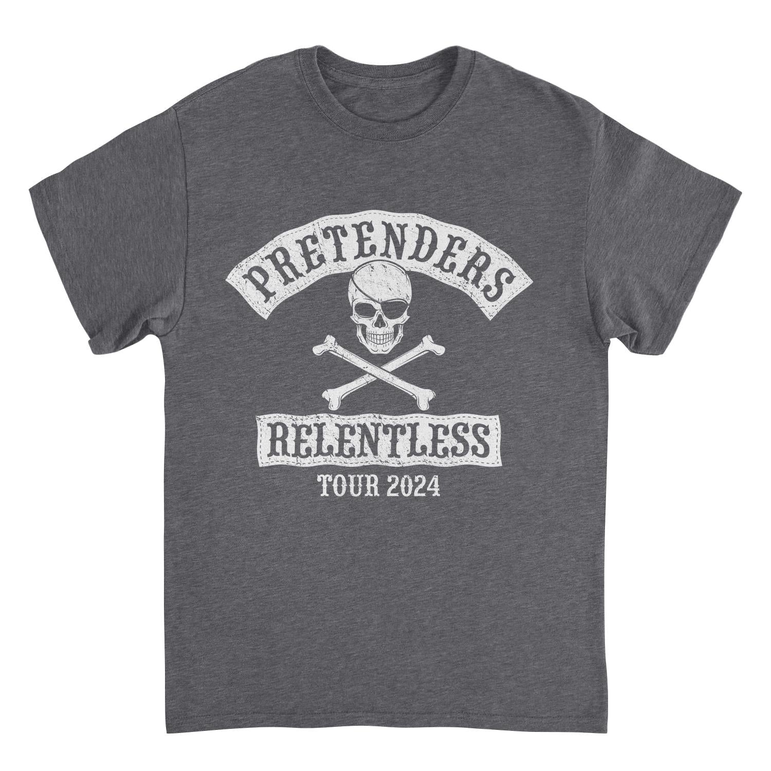 The Pretenders Relentless Tour Dark Heather T-Shirt