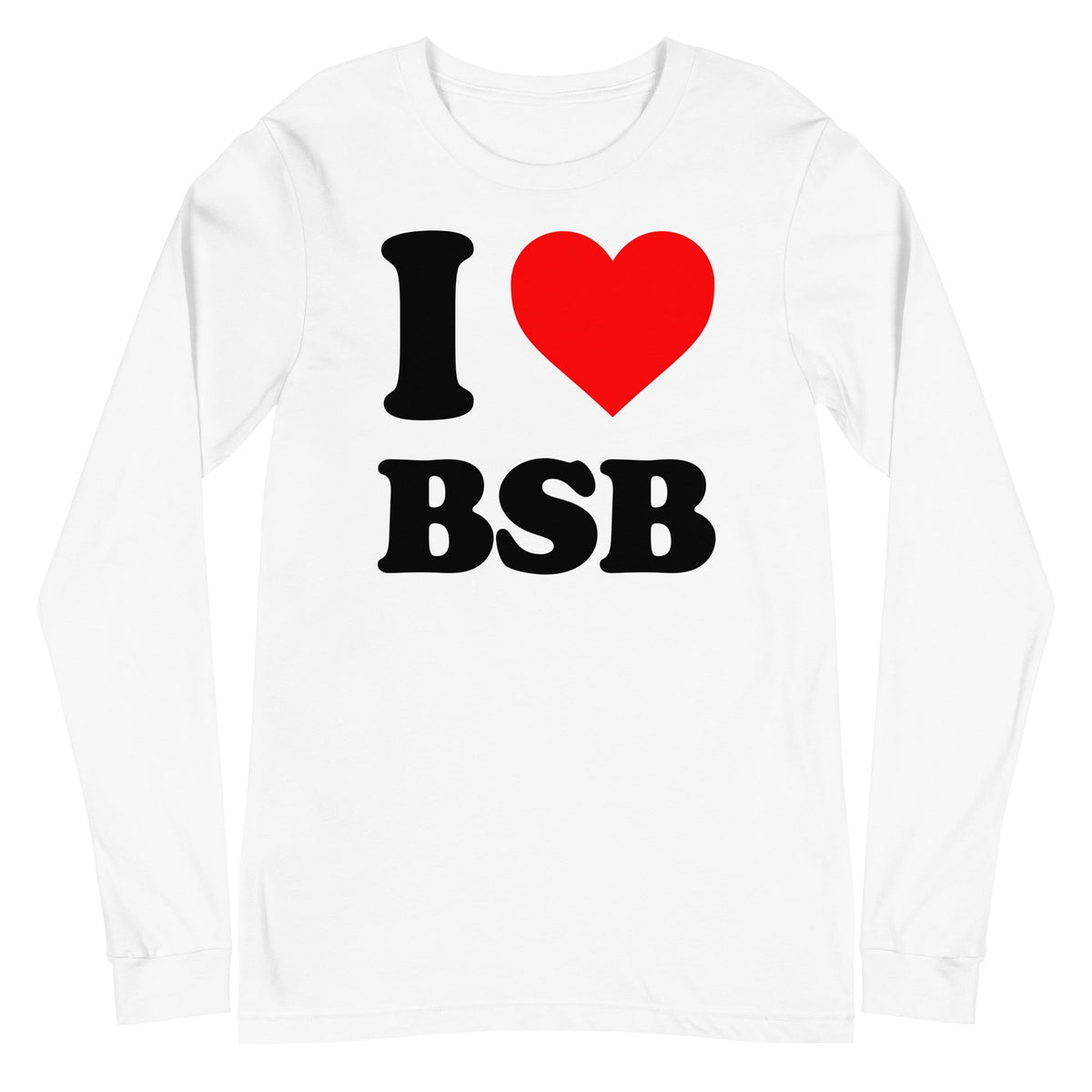 Backstreet Boys - Love BSB White Long Sleeve T-Shirt