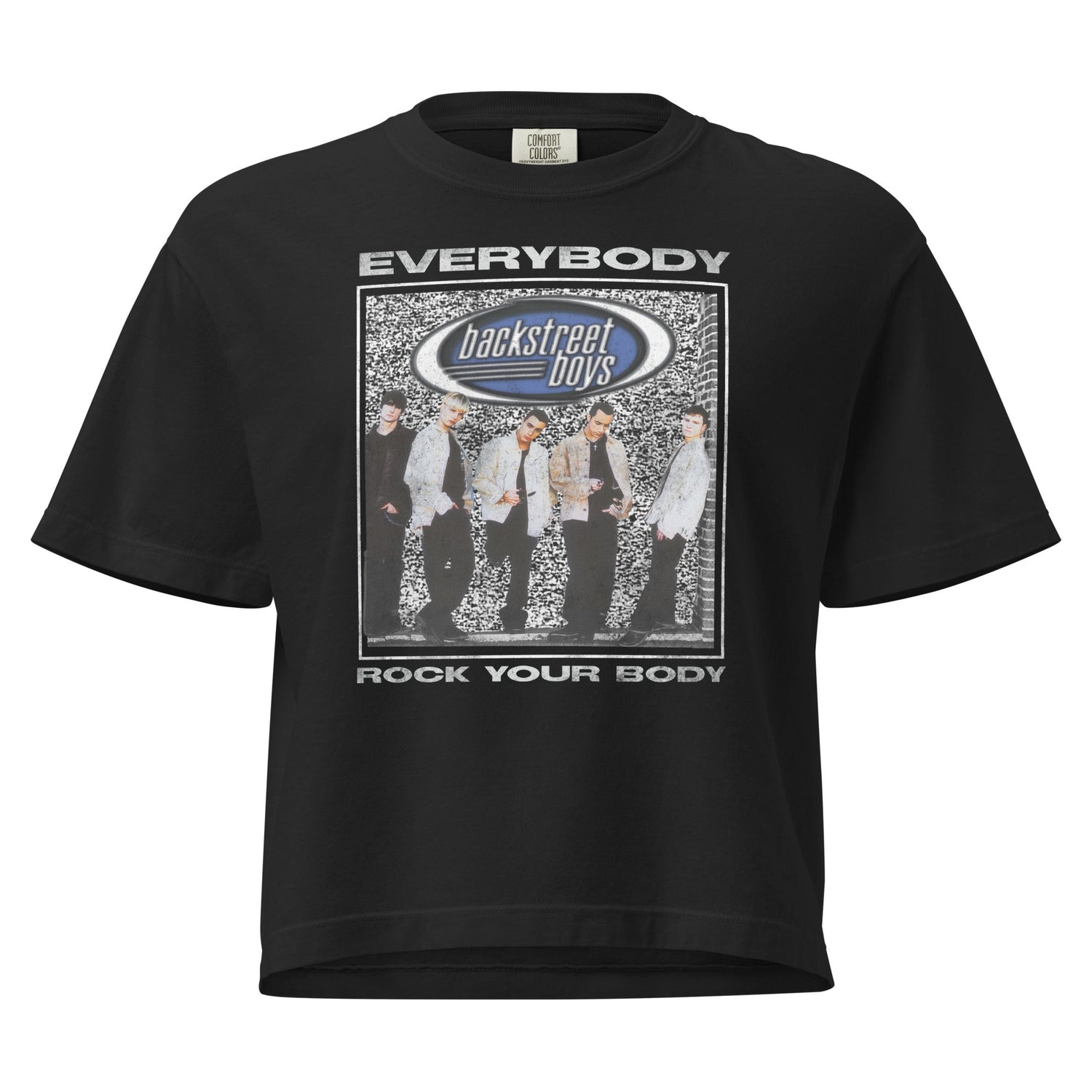 Backstreet Boys Rock Your Body Mineral Wash Womens Crop Top