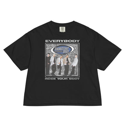Backstreet Boys Rock Your Body Mineral Wash Womens Crop Top