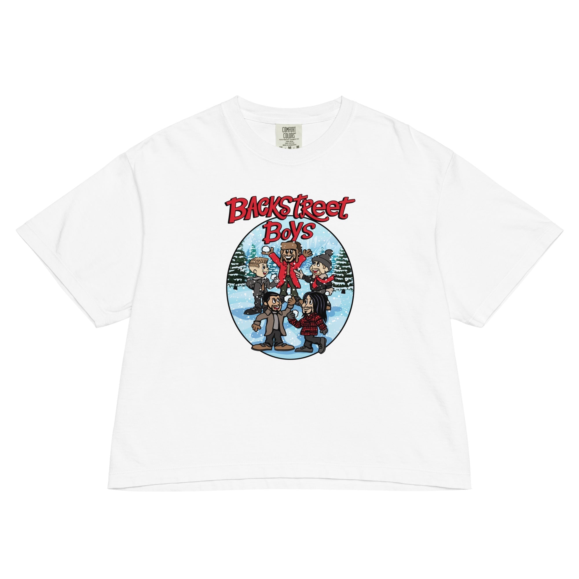 Backstreet Boys A Very Backstreet Christmas Mineral Wash Womens