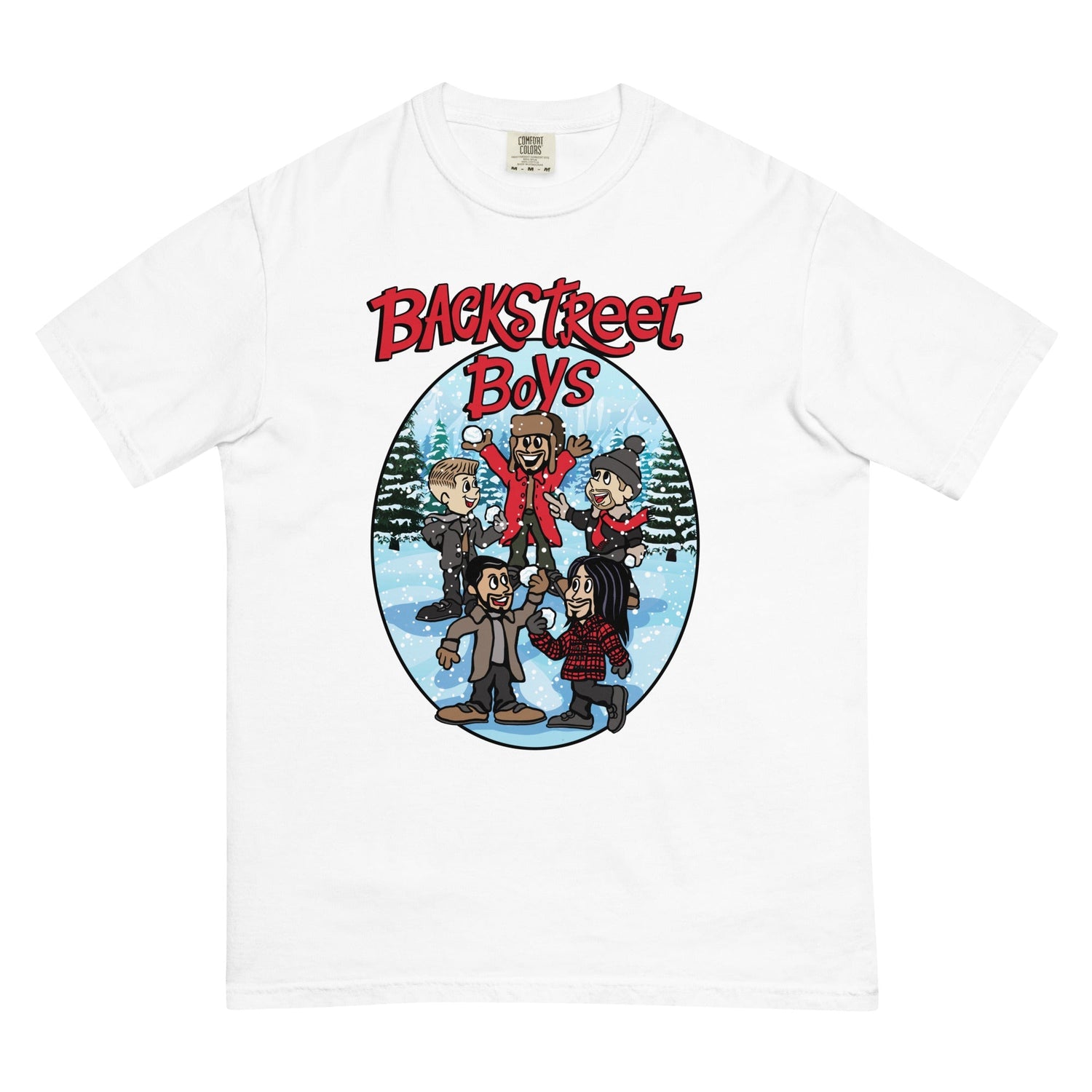 Backstreet Boys A Very Backstreet Christmas Mineral Wash T-Shirt