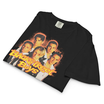 Backstreet Boys Goin On Mineral Wash Womens Crop Top