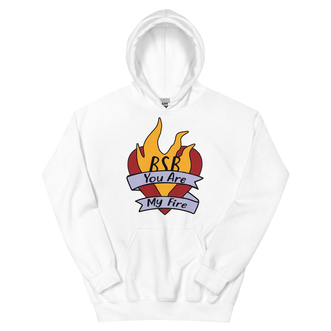 Backstreet Boys Hand Sketched Fire Hoodie
