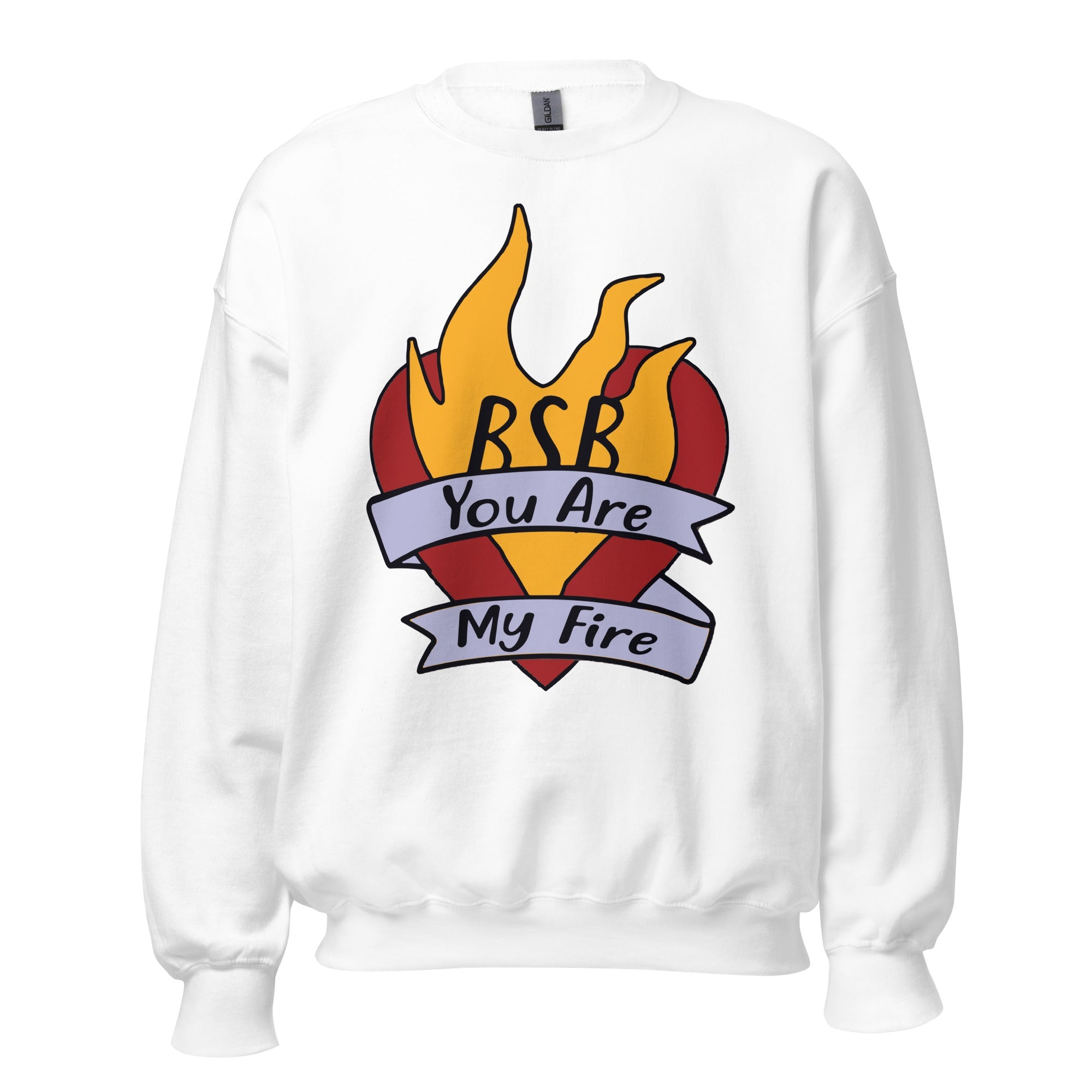 Backstreet Boys Hand Sketched Fire Sweatshirt
