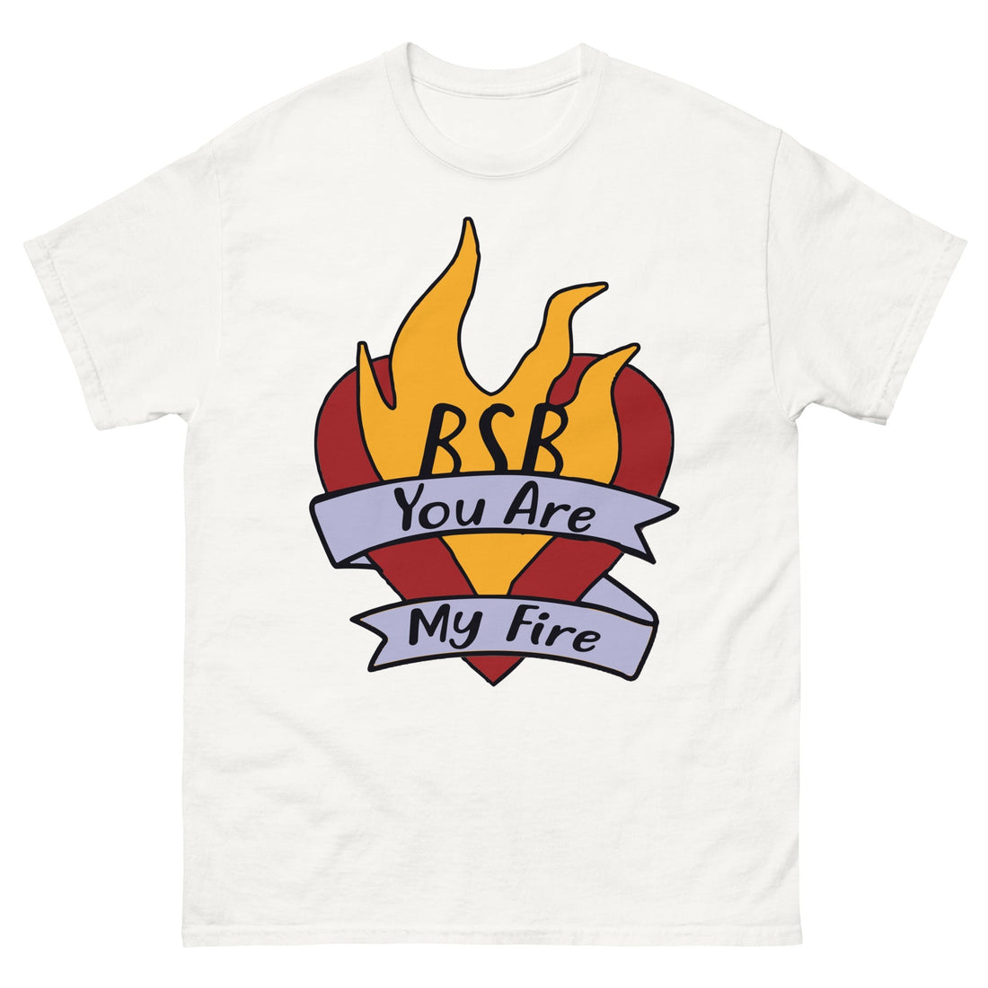 Backstreet Boys Hand Sketched Fire T-Shirt