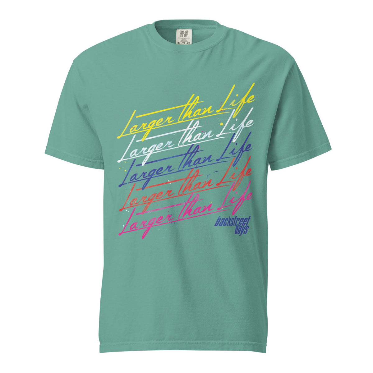 Backstreet Boys Larger Than Life Mineral Wash T-Shirt