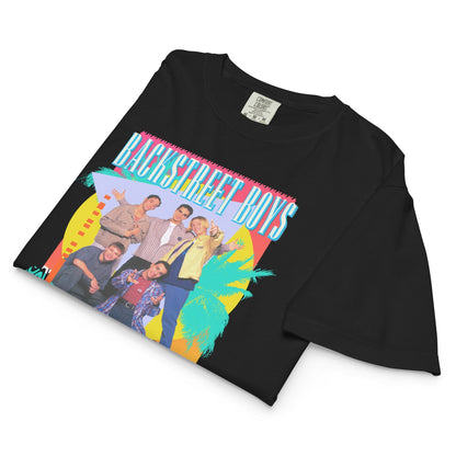 Backstreet Boys Cancun 2024 Mineral Wash Womens Crop Top