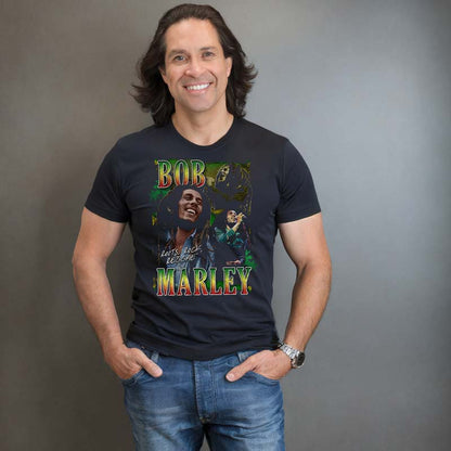 BOB MARLEY Attractive T-Shirt, Roots, Rock, Reggae Homage