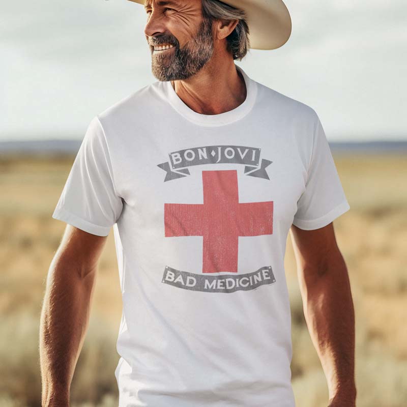 BON JOVI Eye-Catching T-Shirt, Medicine