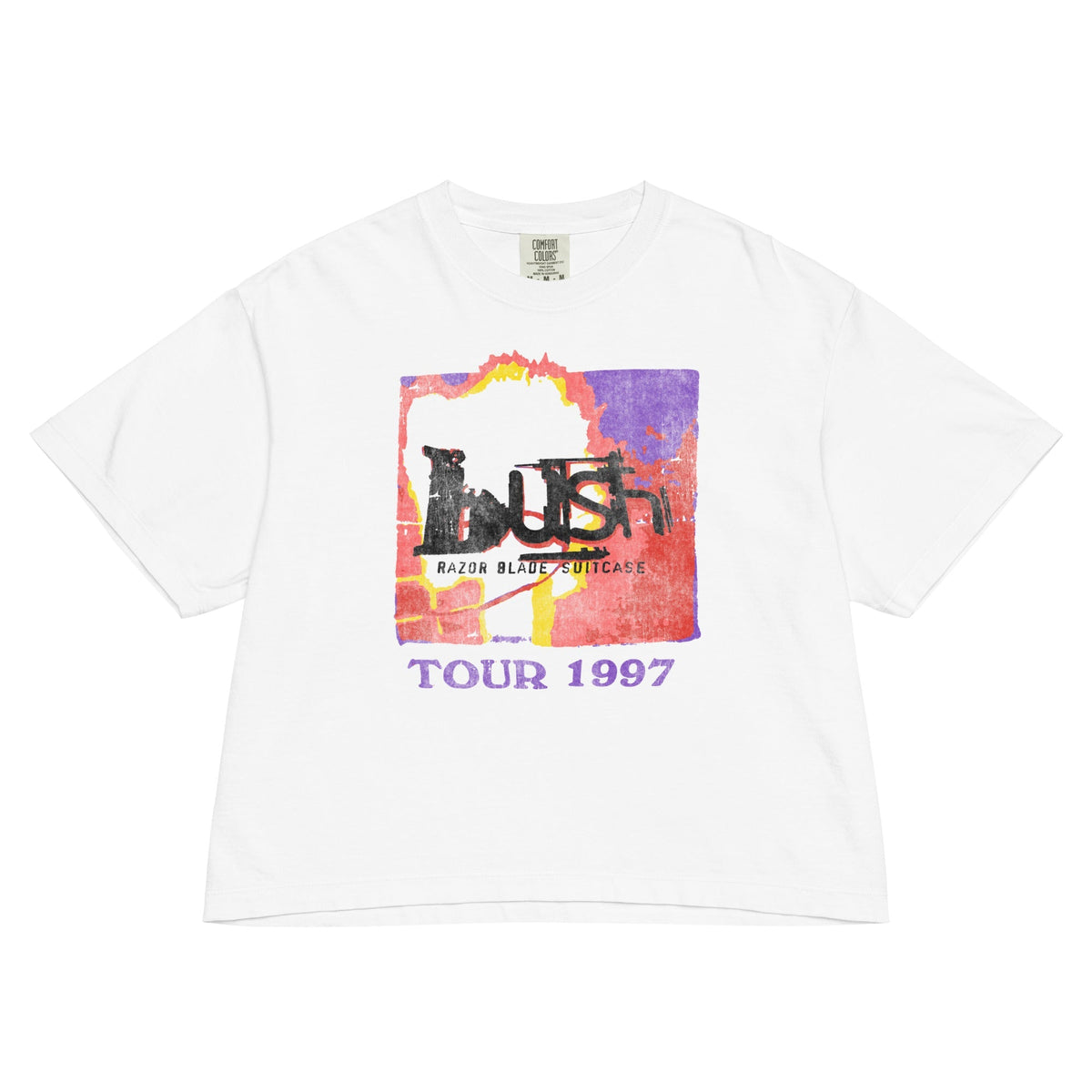 Bush Razorblade Suitcase Mineral Wash Womens Crop Top
