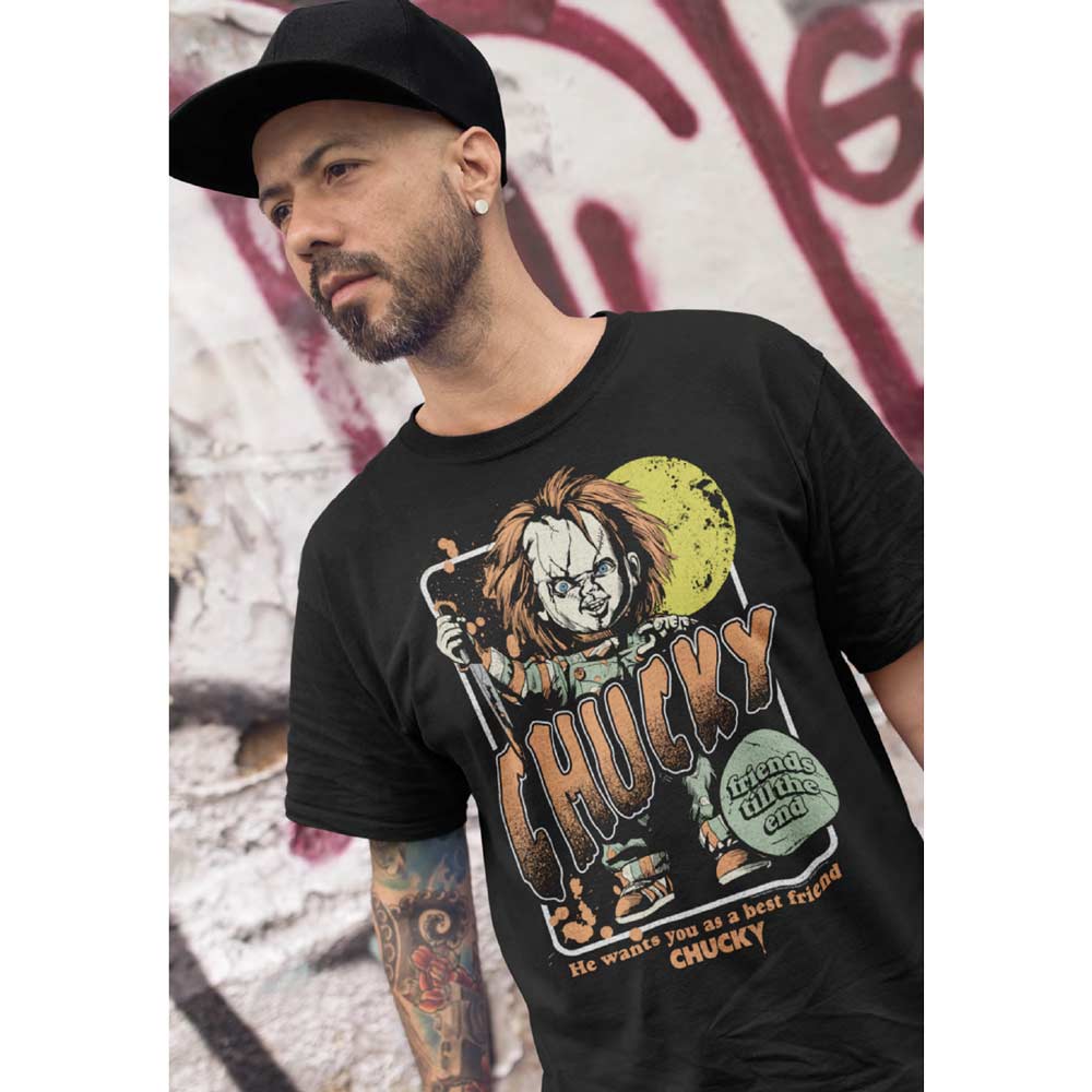 CHUCKY Eye-Catching T-Shirt, FULL MOON