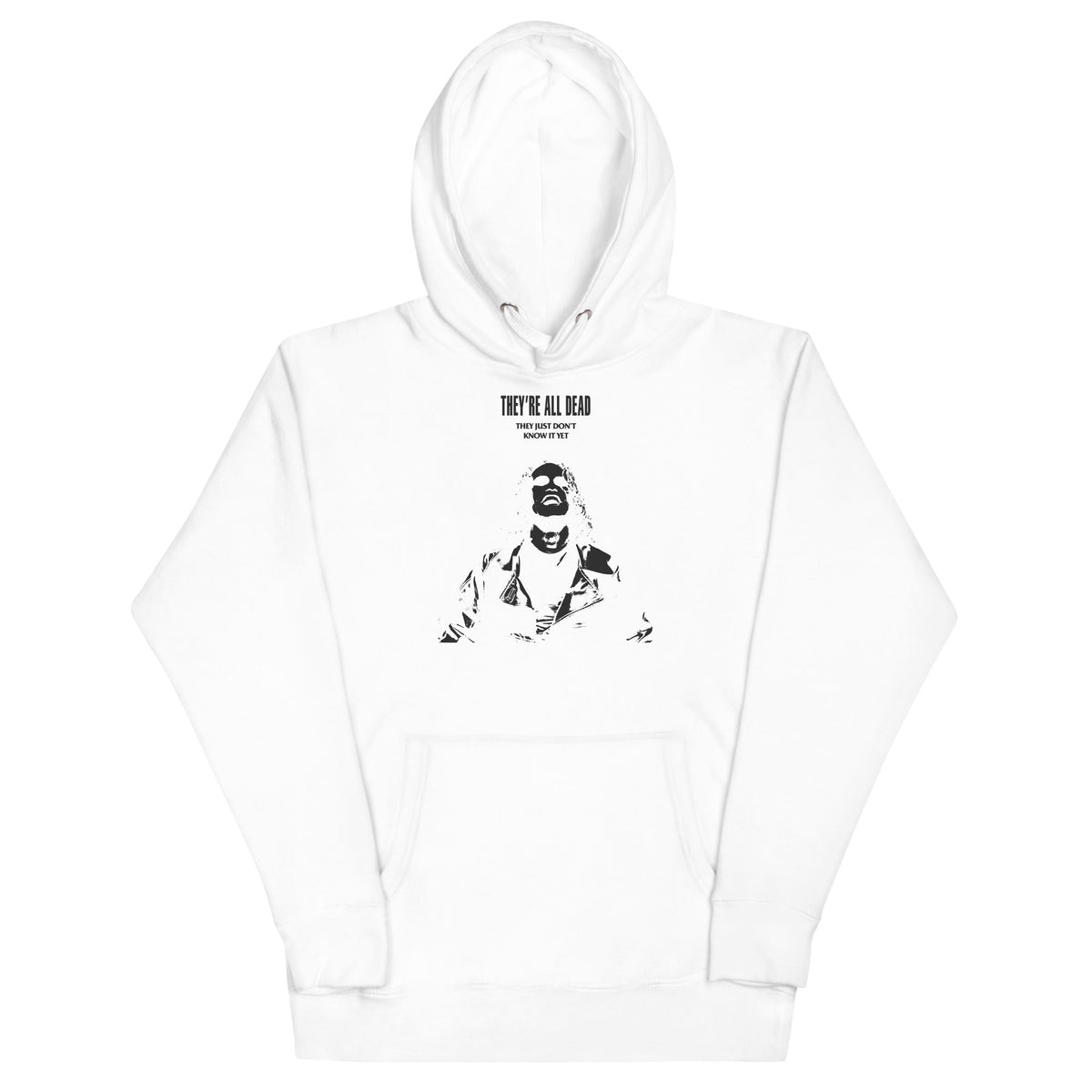 The Crow - Black Outline Hoodie