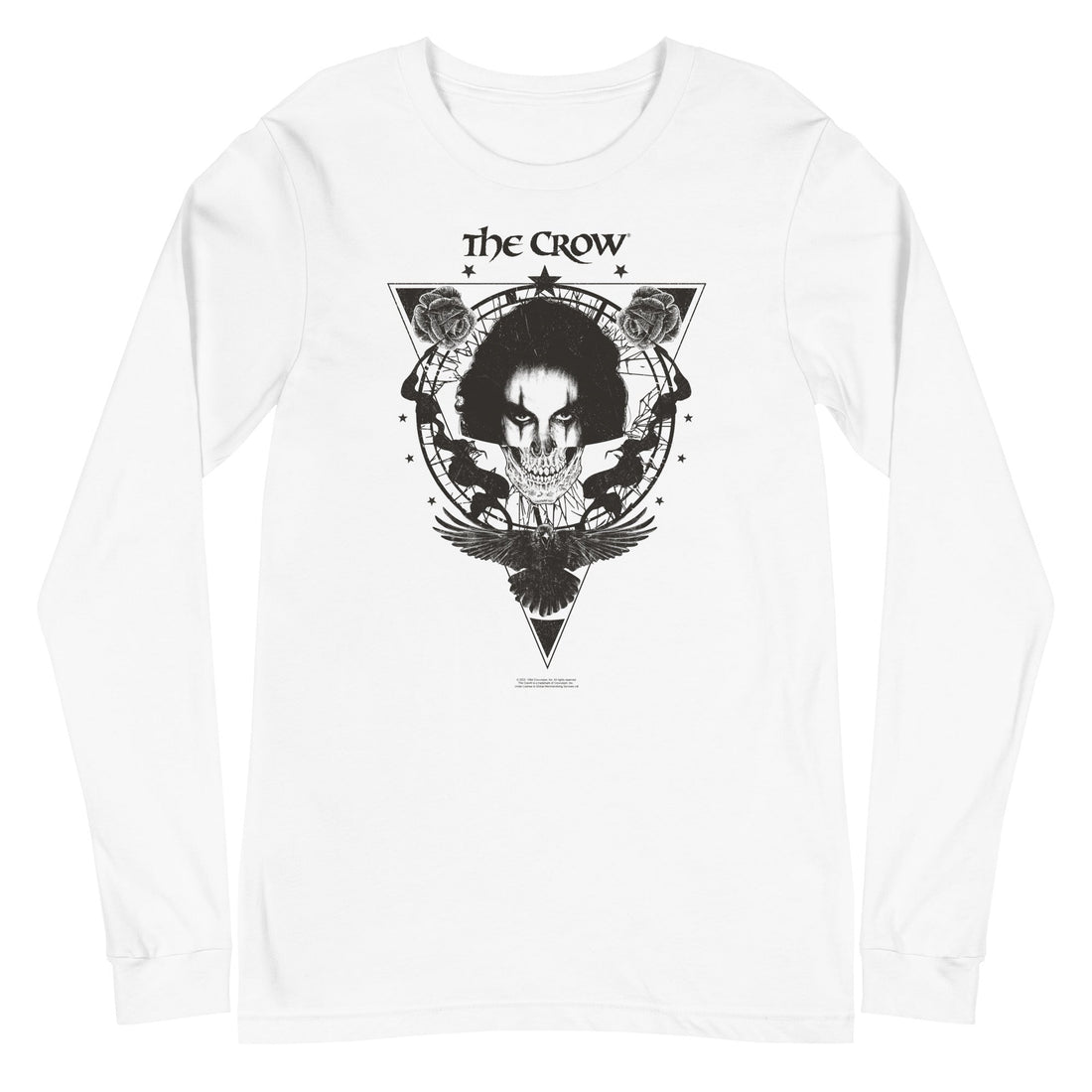 The Crow - Badge Emblem Long Sleeve T-Shirt