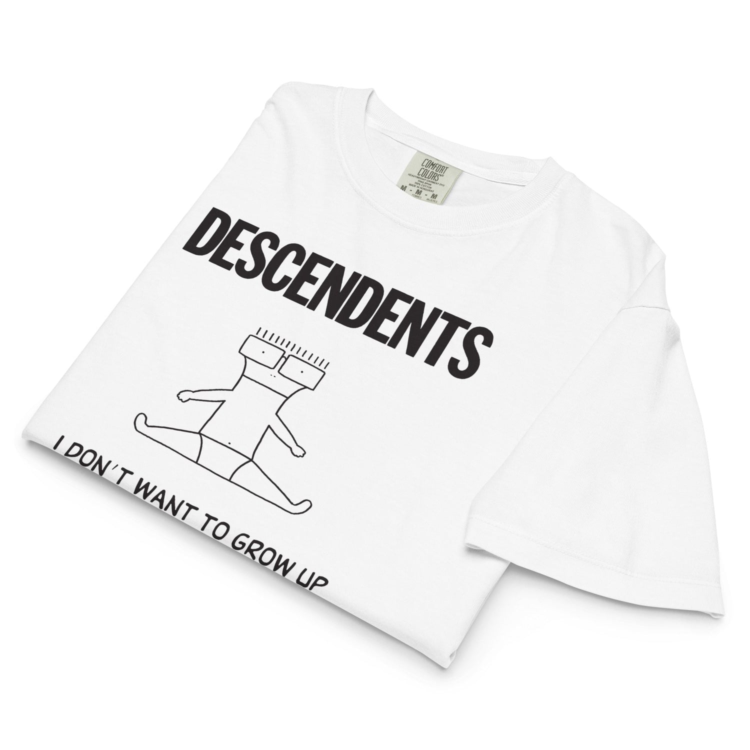 The Descendents No Grow Up Mineral Wash Womens Crop Top