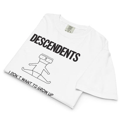 The Descendents No Grow Up Mineral Wash Womens Crop Top