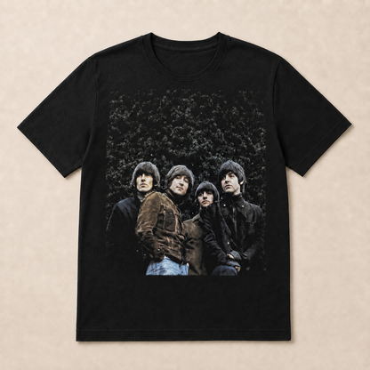 THE BEATLES Attractive T-Shirt, Rubber Soul Photo