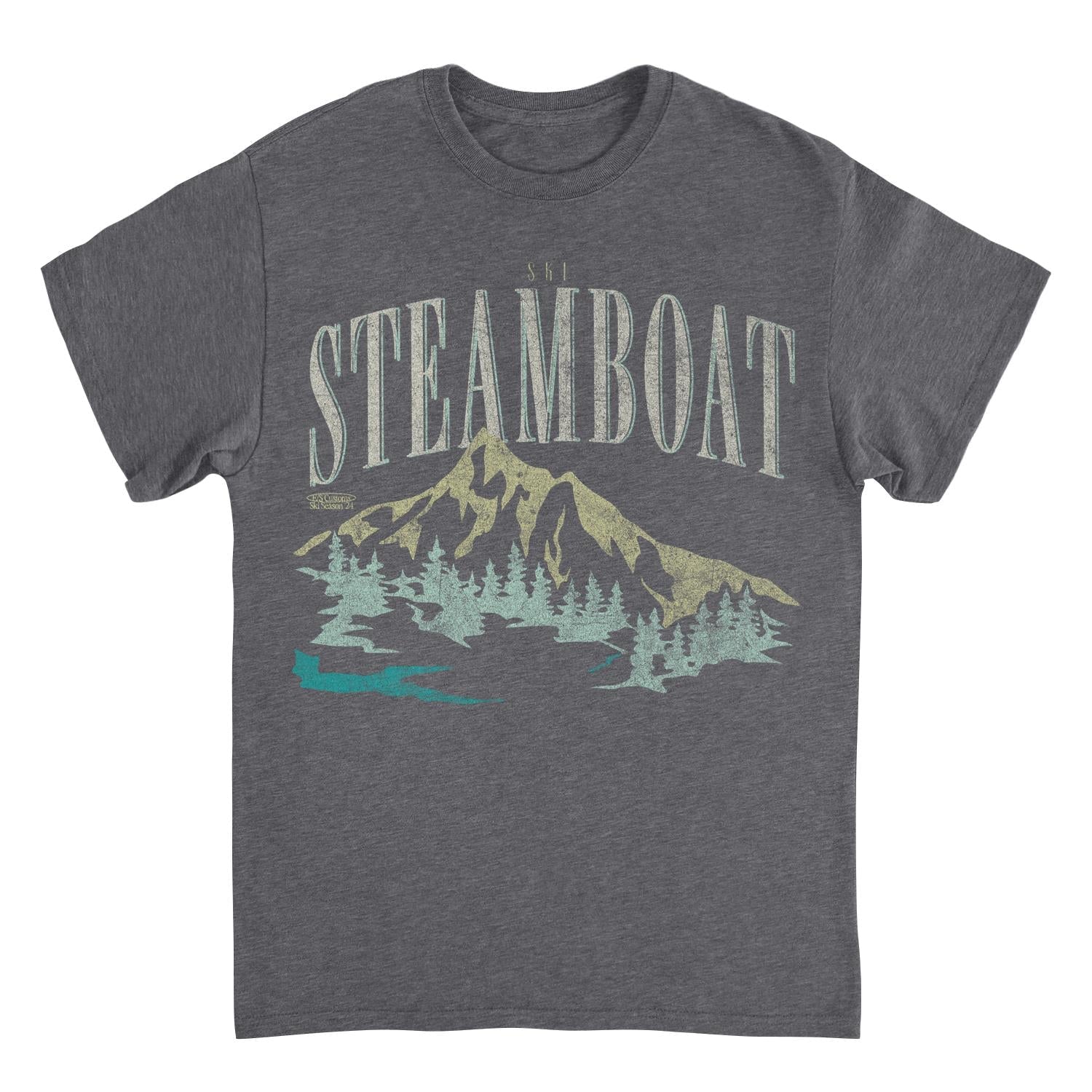 Ski Steamboat Dark Heather T-Shirt