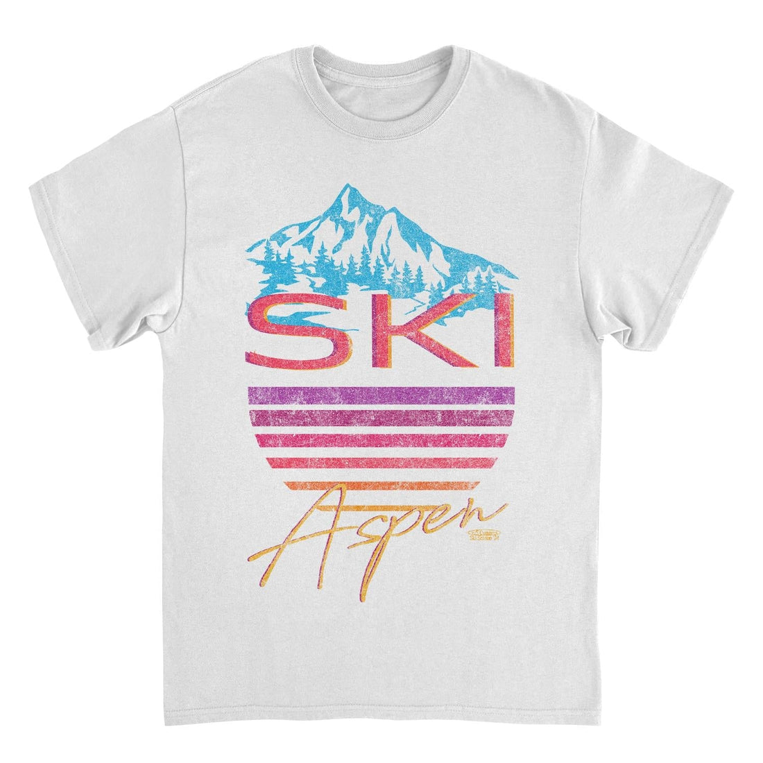 Ski Aspen White T-Shirt