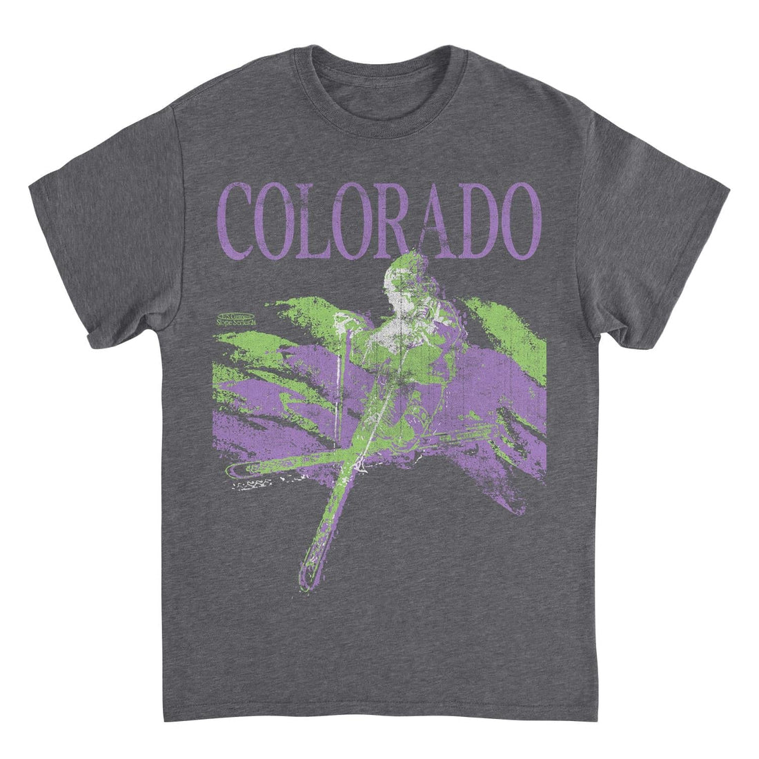 Ski Colorado Heather Charcoal T-Shirt