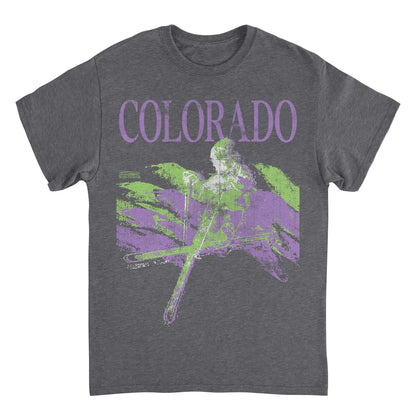 Ski Colorado Heather Charcoal T-Shirt