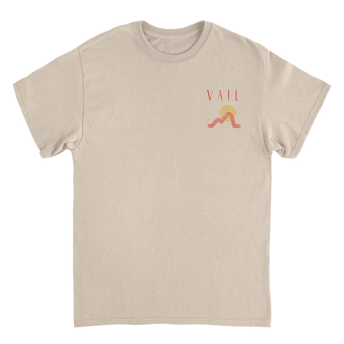 Skiing &amp; Snowboarding Vail Front &amp; Back Print T-Shirt