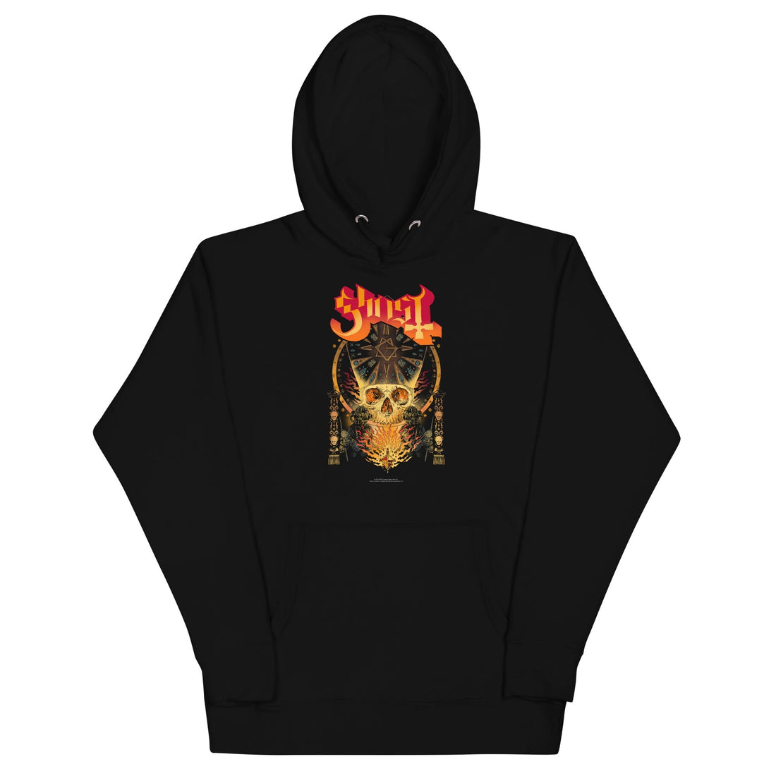 Ghost - Flaming Logo Hoodie