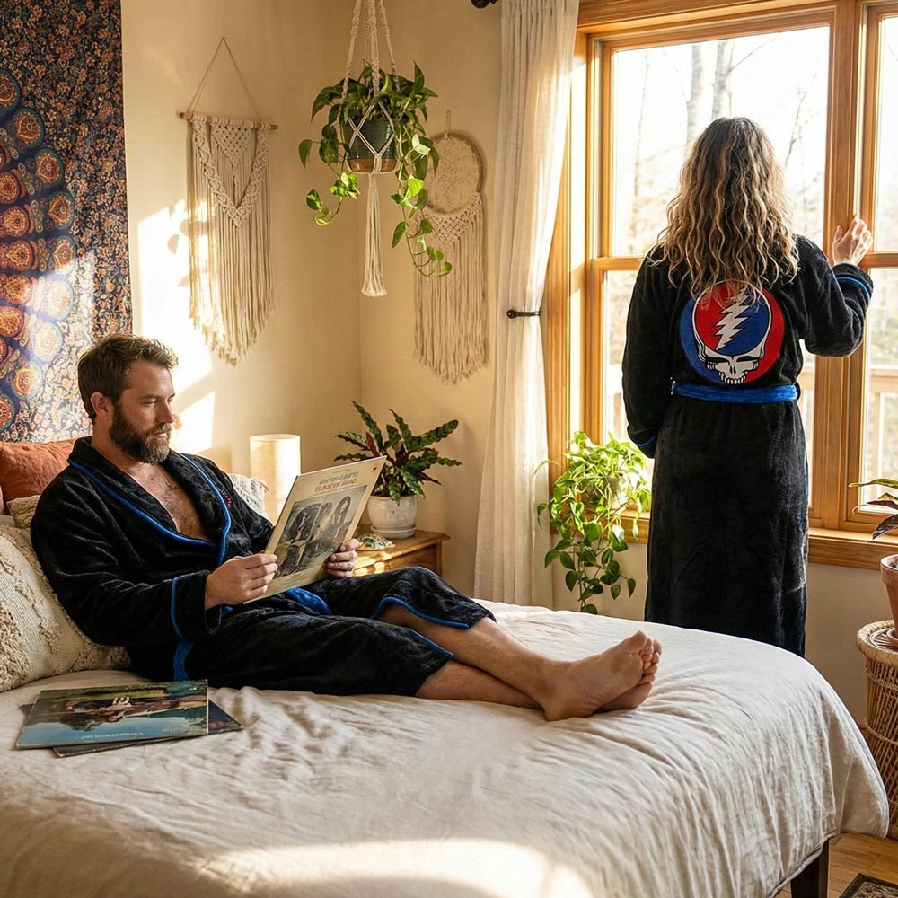 GRATEFUL DEAD Attractive Bathrobe, Steal Your Face