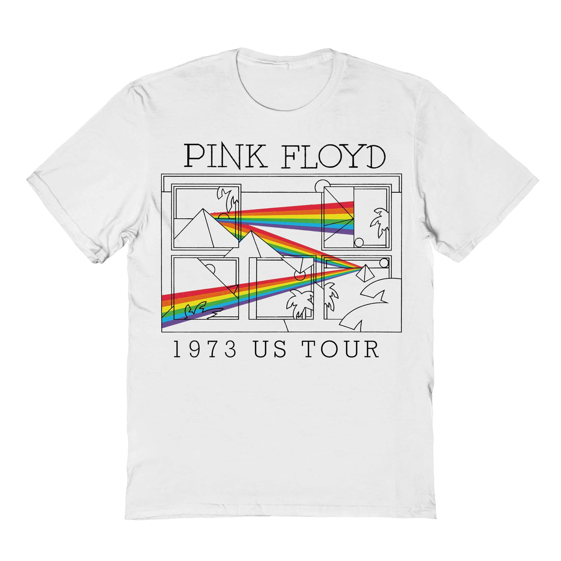 Pink Floyd 1973 U.S. Tour Refractor T-Shirt