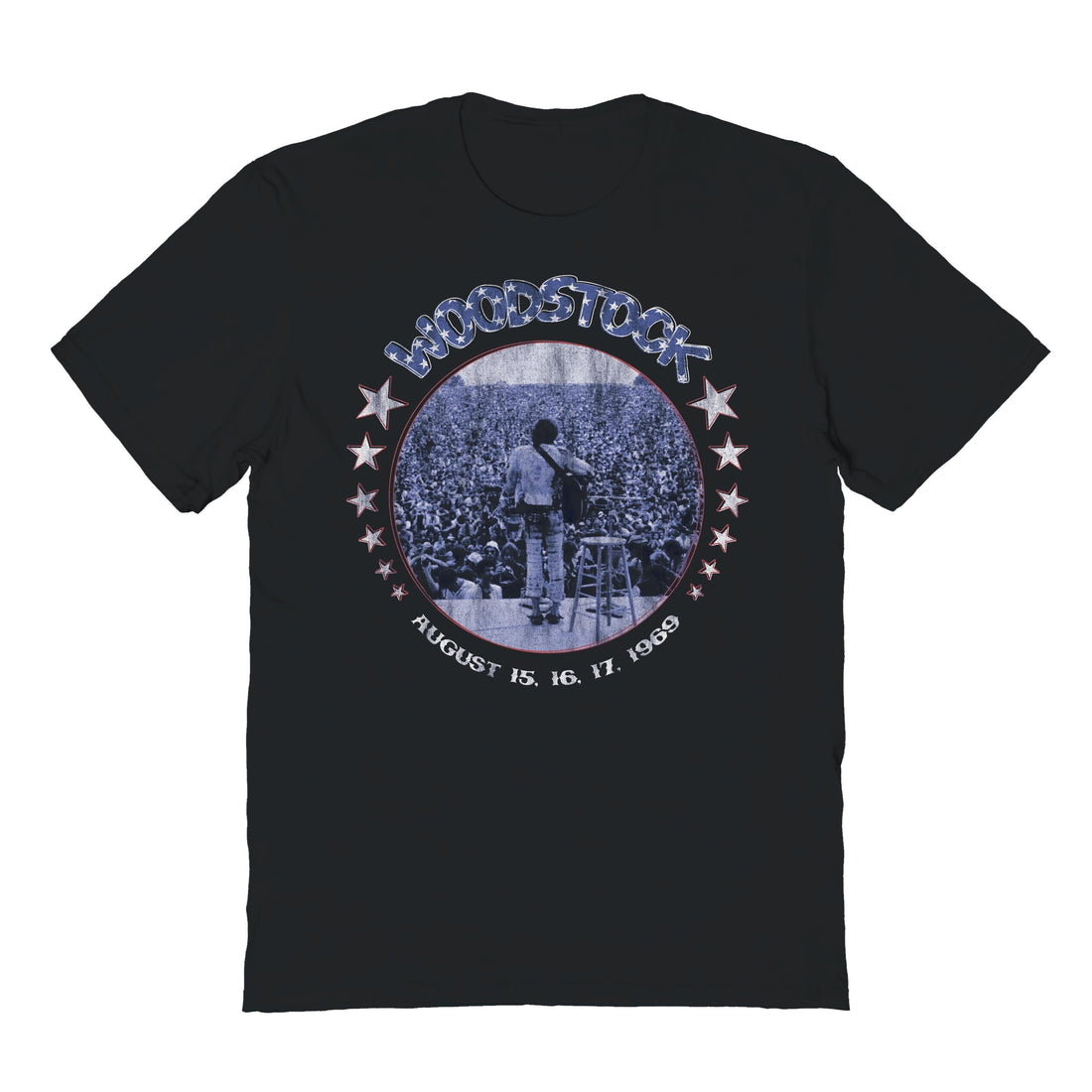 Woodstock American Festival Black T-Shirt