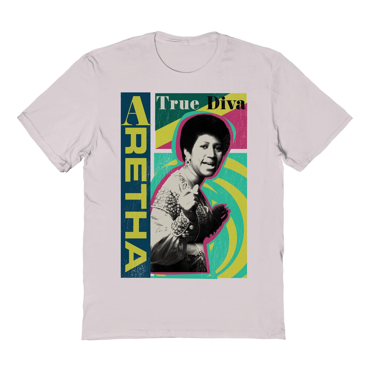 Aretha Franklin Diva Ice Gray T-Shirt