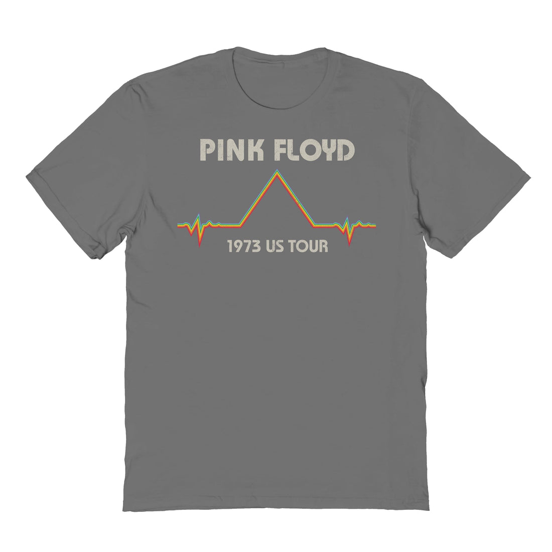 Pink Floyd EKG Pyramid Tour Charcoal T-Shirt