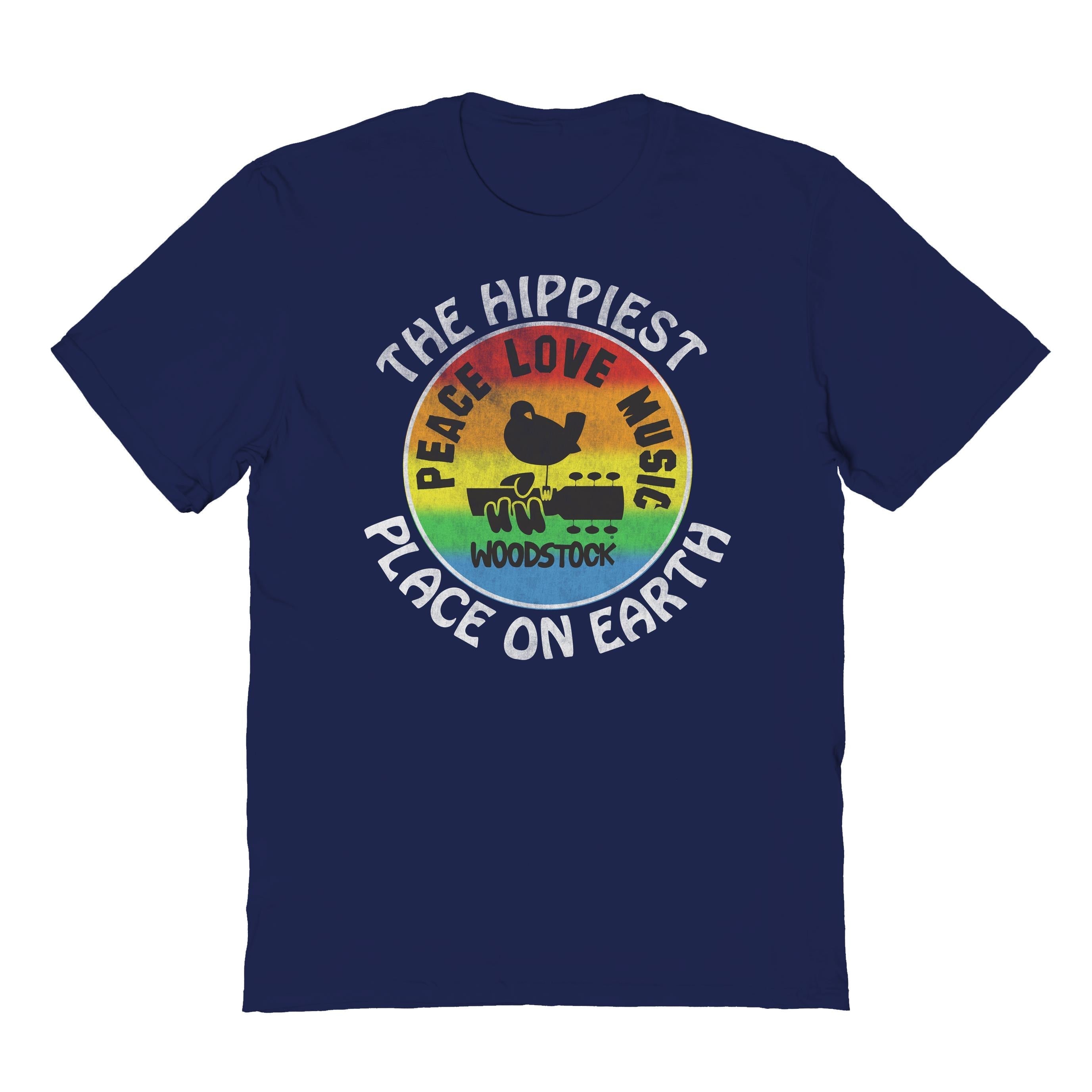 Woodstock Hippiest Place on Earth T-Shirt