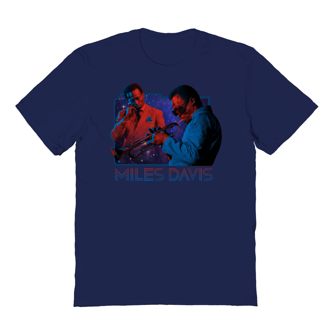 Miles Davis Hot and Cool Navy T-Shirt