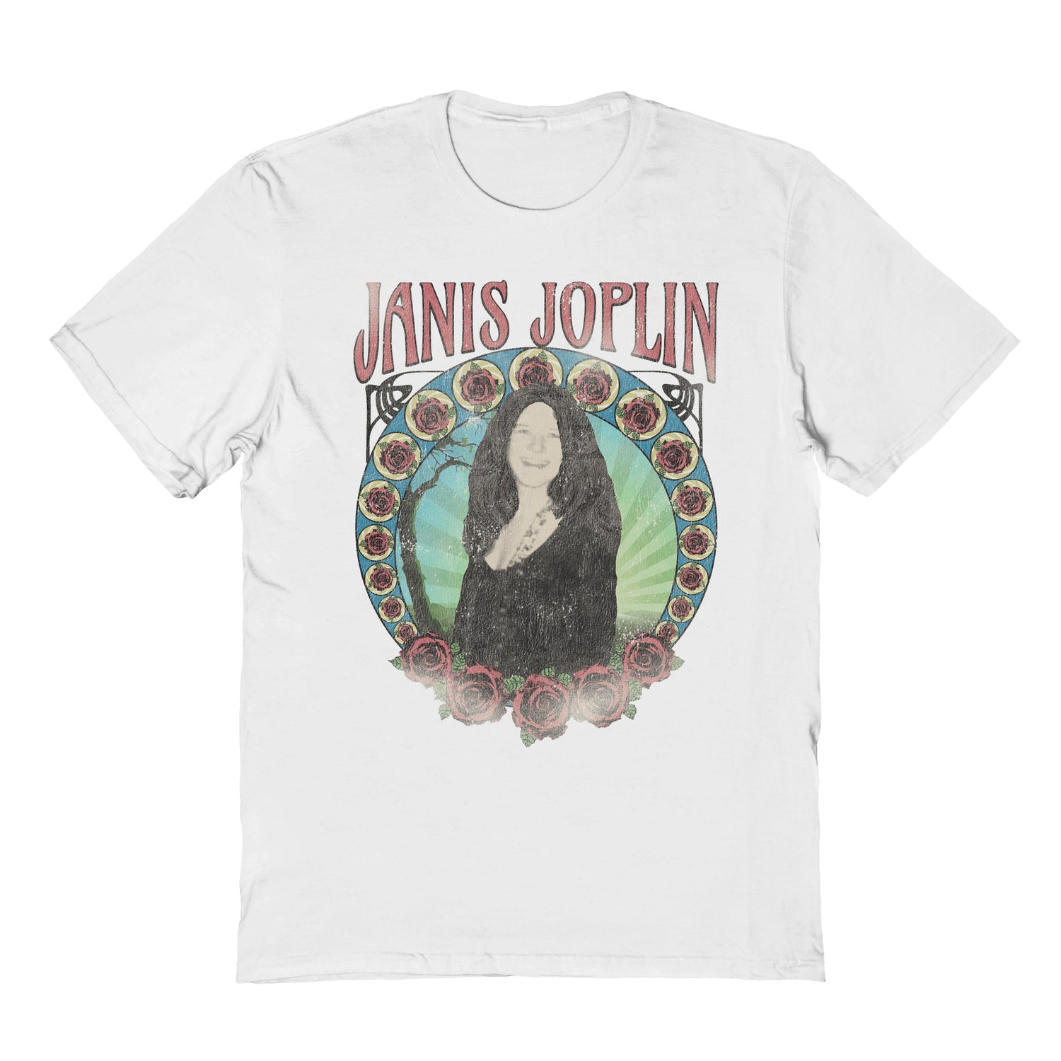 Janis Joplin Roses T-Shirt