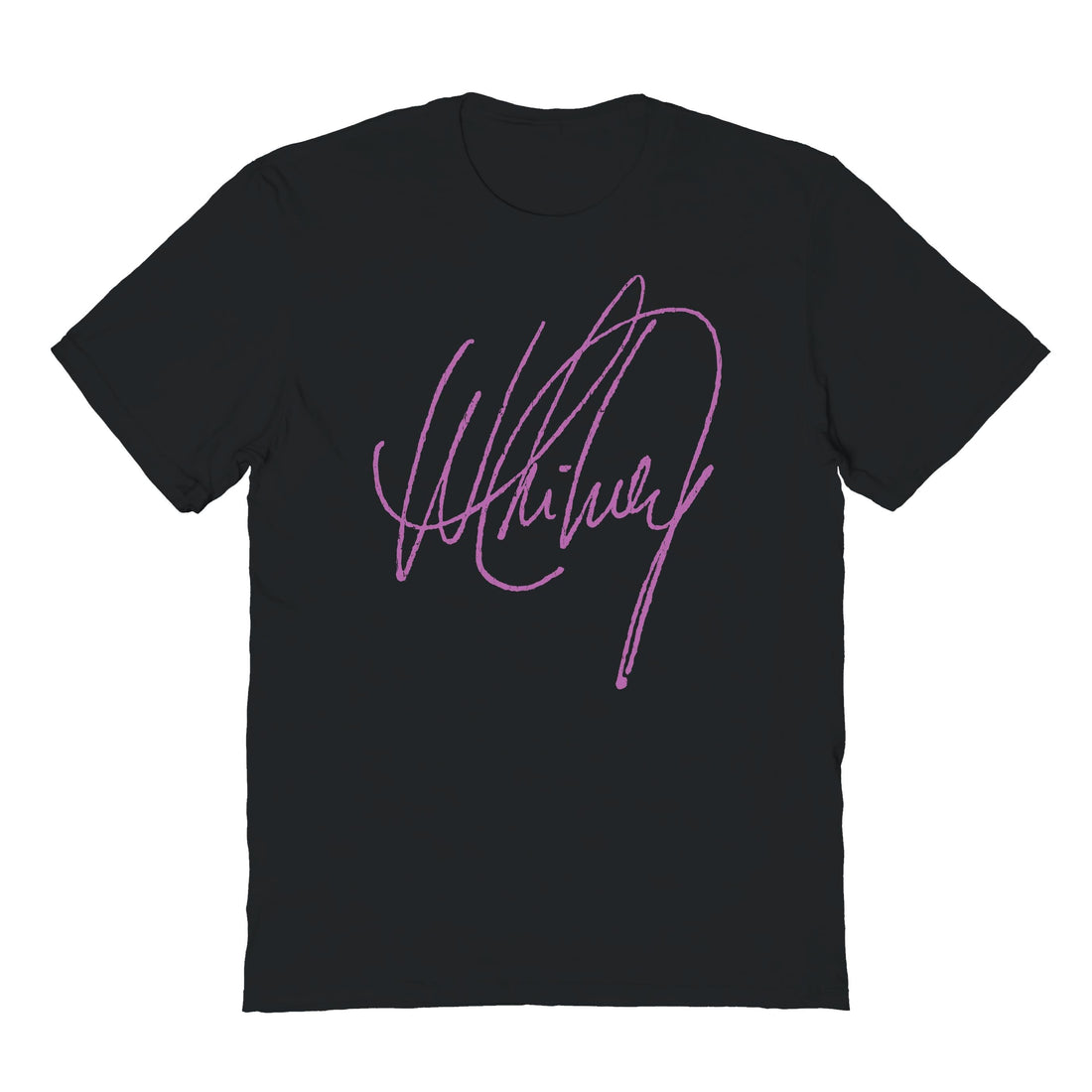 Whitney Houston Pink Signature T-Shirt