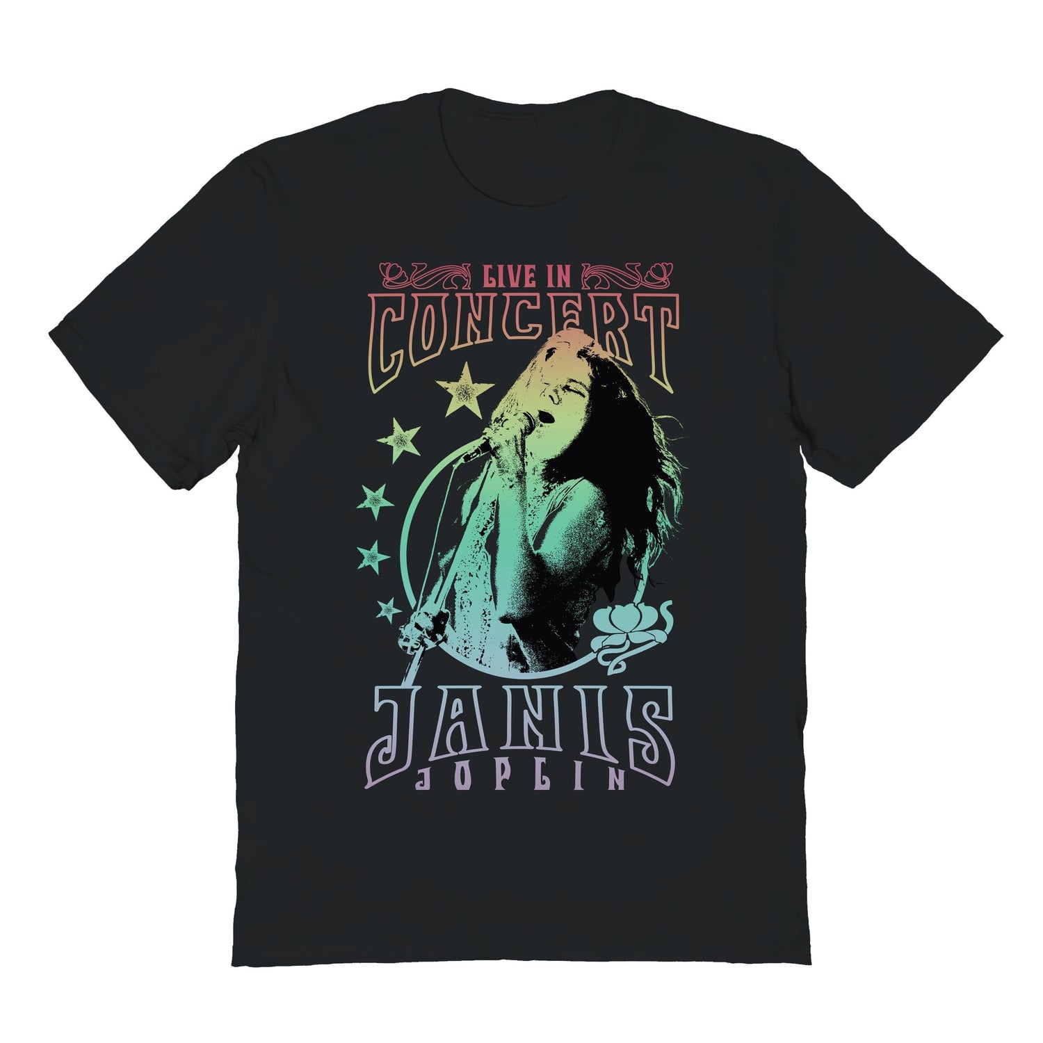 Janis Joplin Rainbow Live in Concert T-Shirt