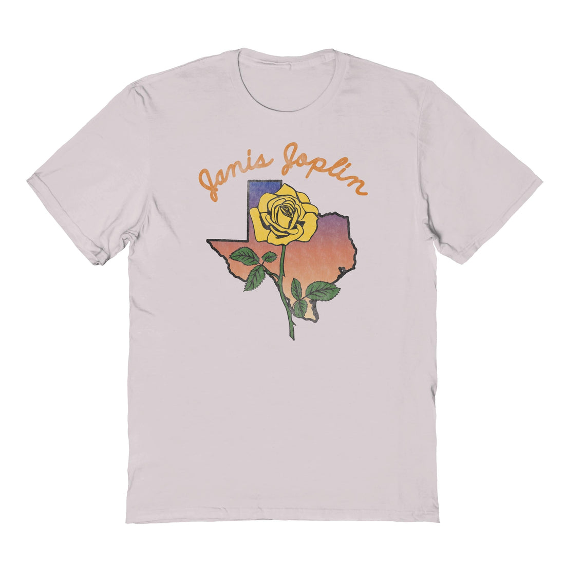 Janis Joplin Texas Yellow Rose T-Shirt