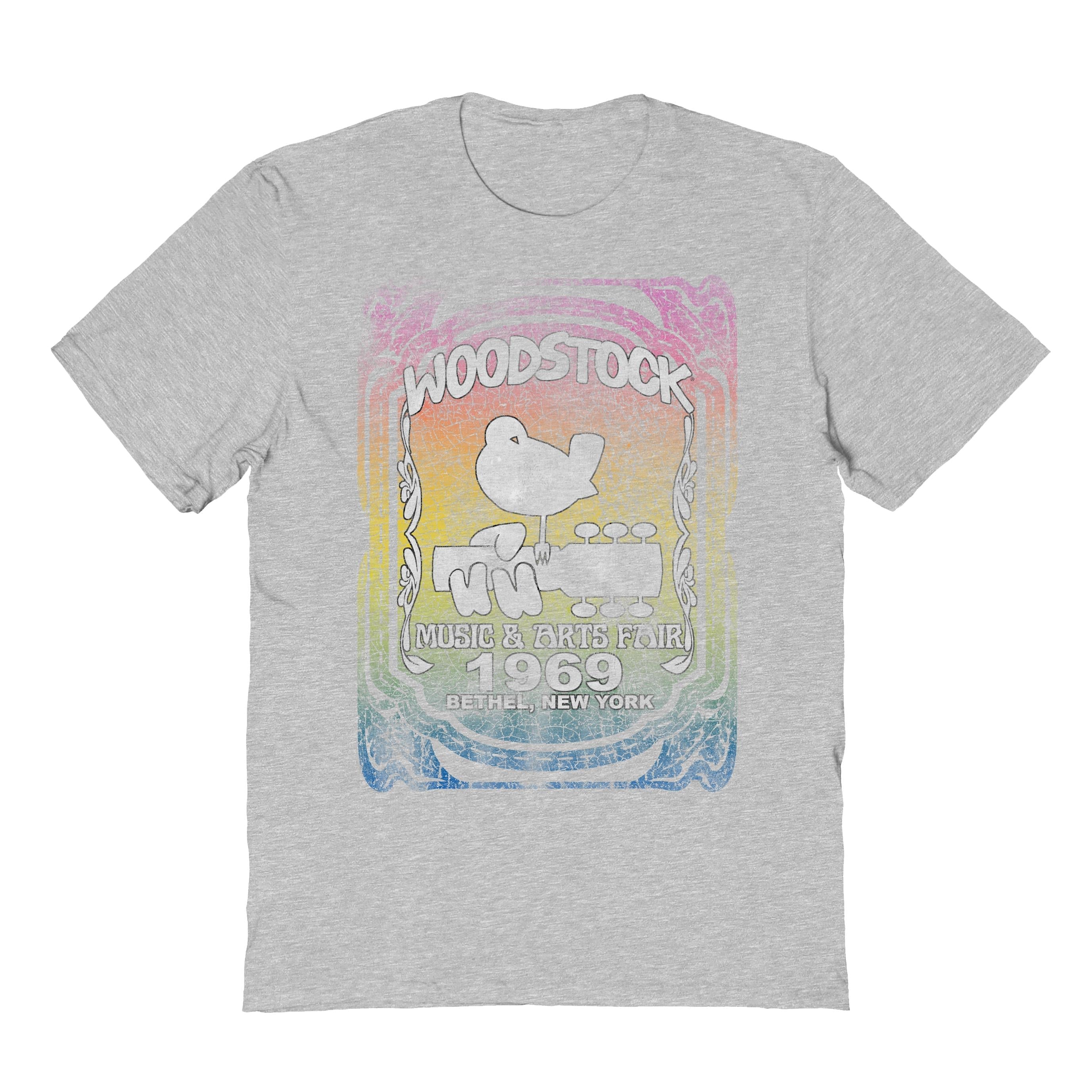 Woodstock Heather Gray 1969 T-Shirt