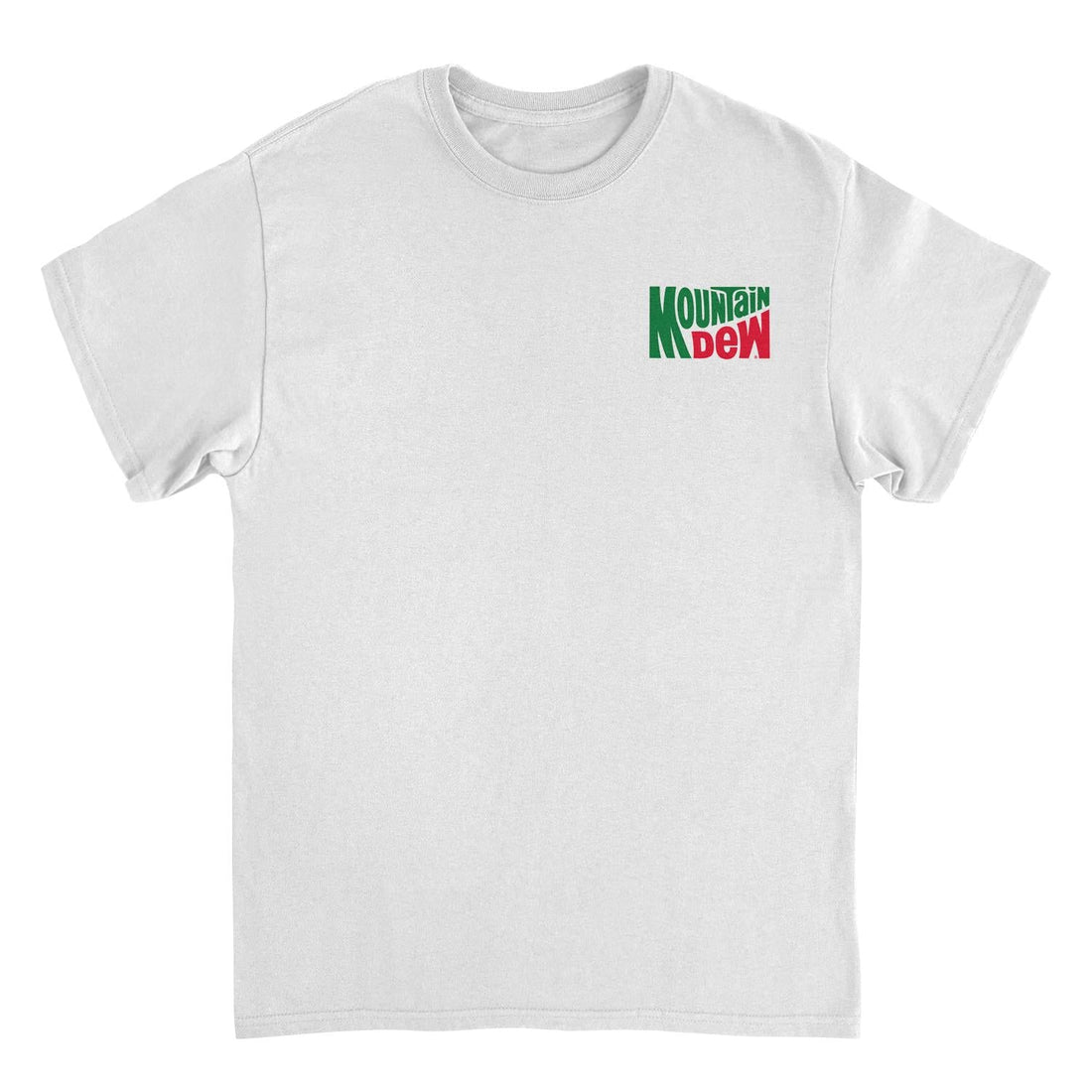 Mountain Dew Vintage Logo White T-Shirt