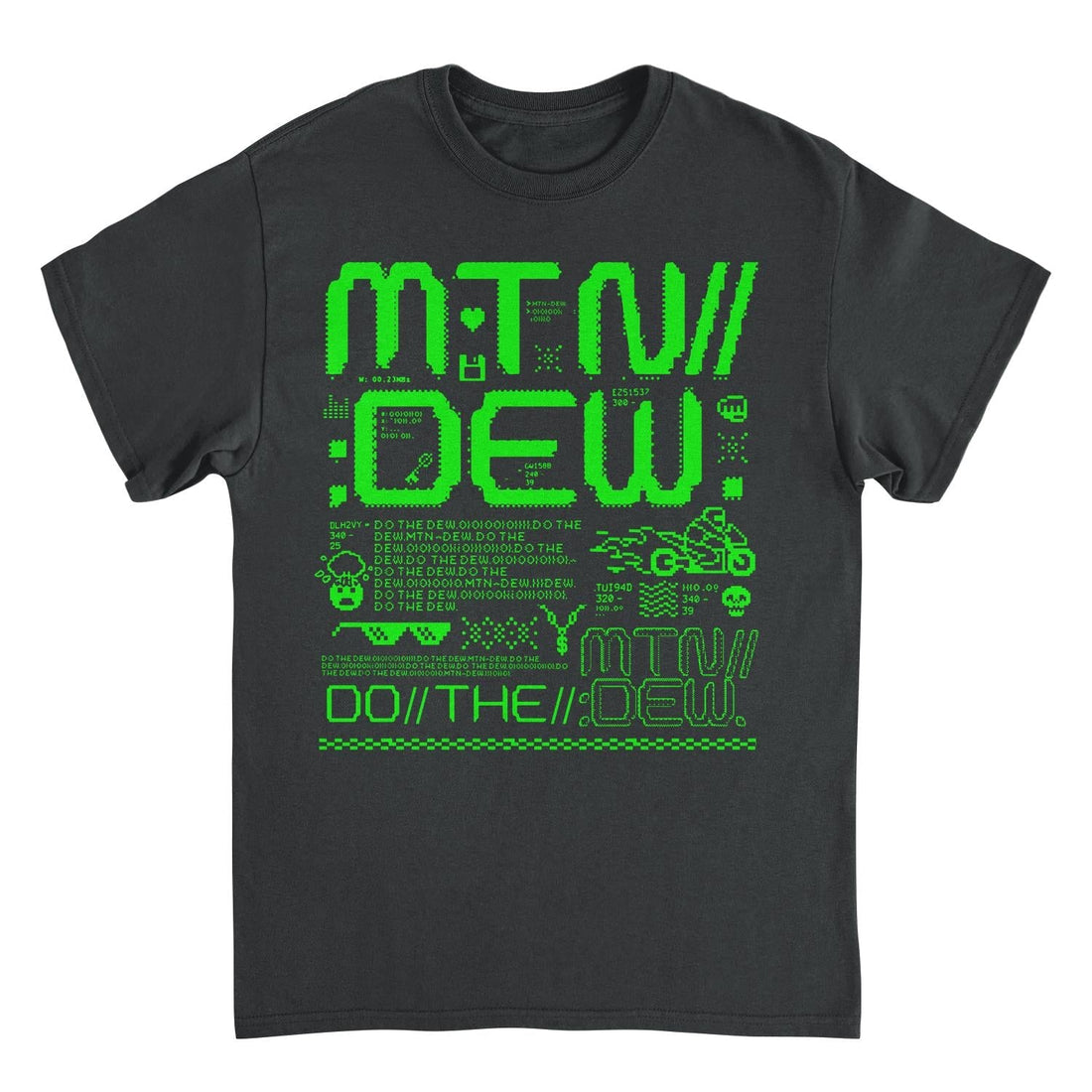Mountain Dew Pixel Dew Black T-Shirt