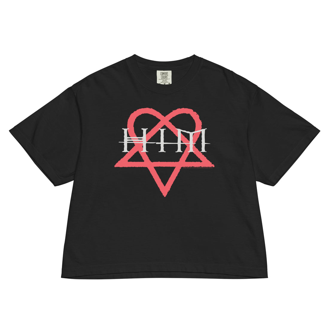 HIM Heartkiller Mineral Wash Womens Crop Top