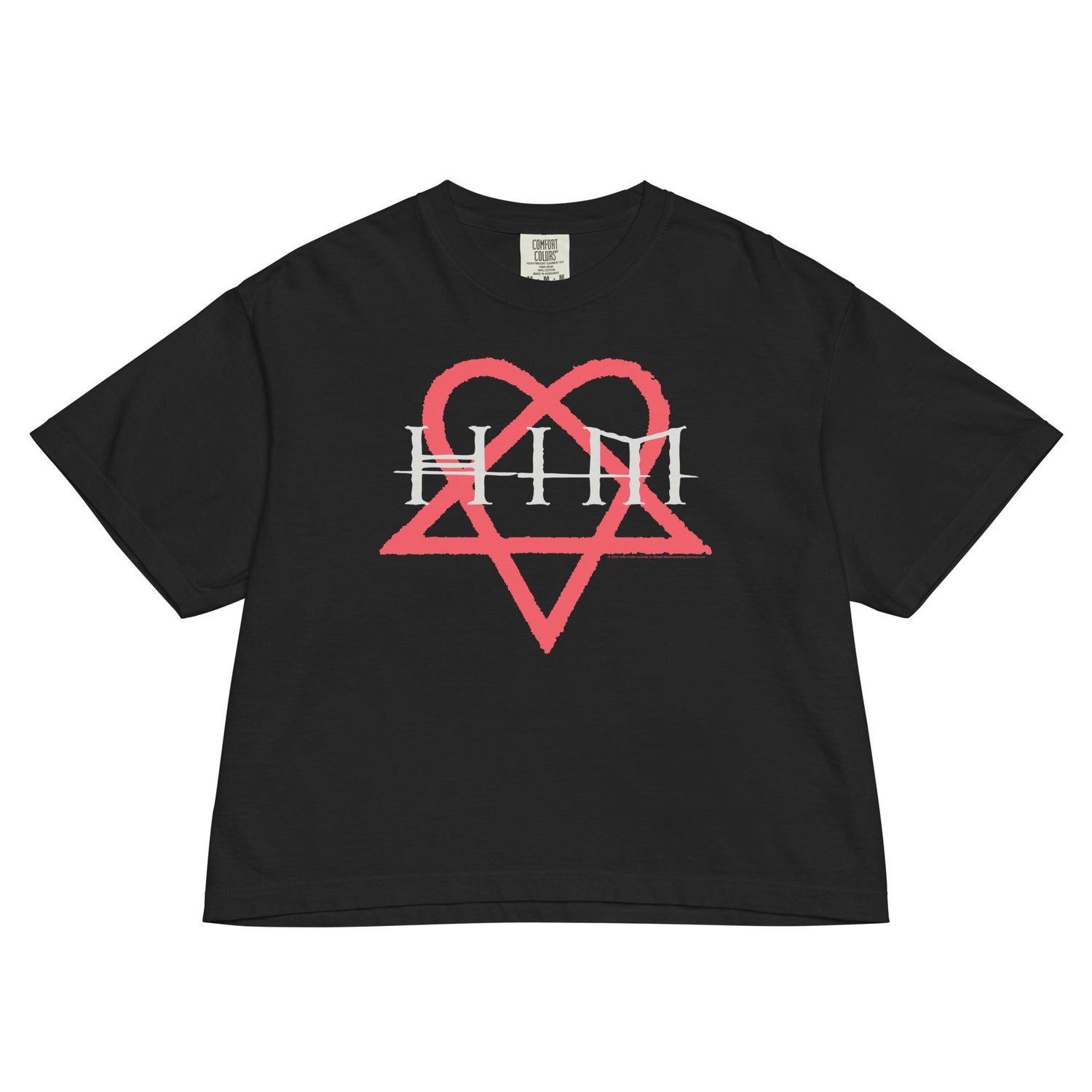 HIM Heartkiller Mineral Wash Womens Crop Top