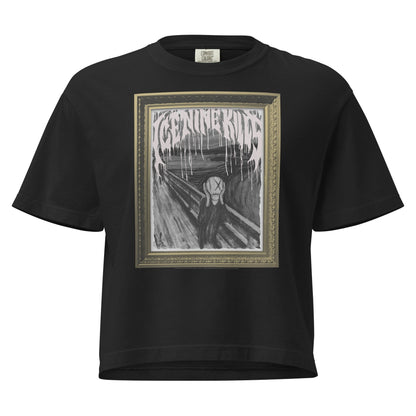 Ice Nine Kills Frame Mineral Wash Womens Crop Top