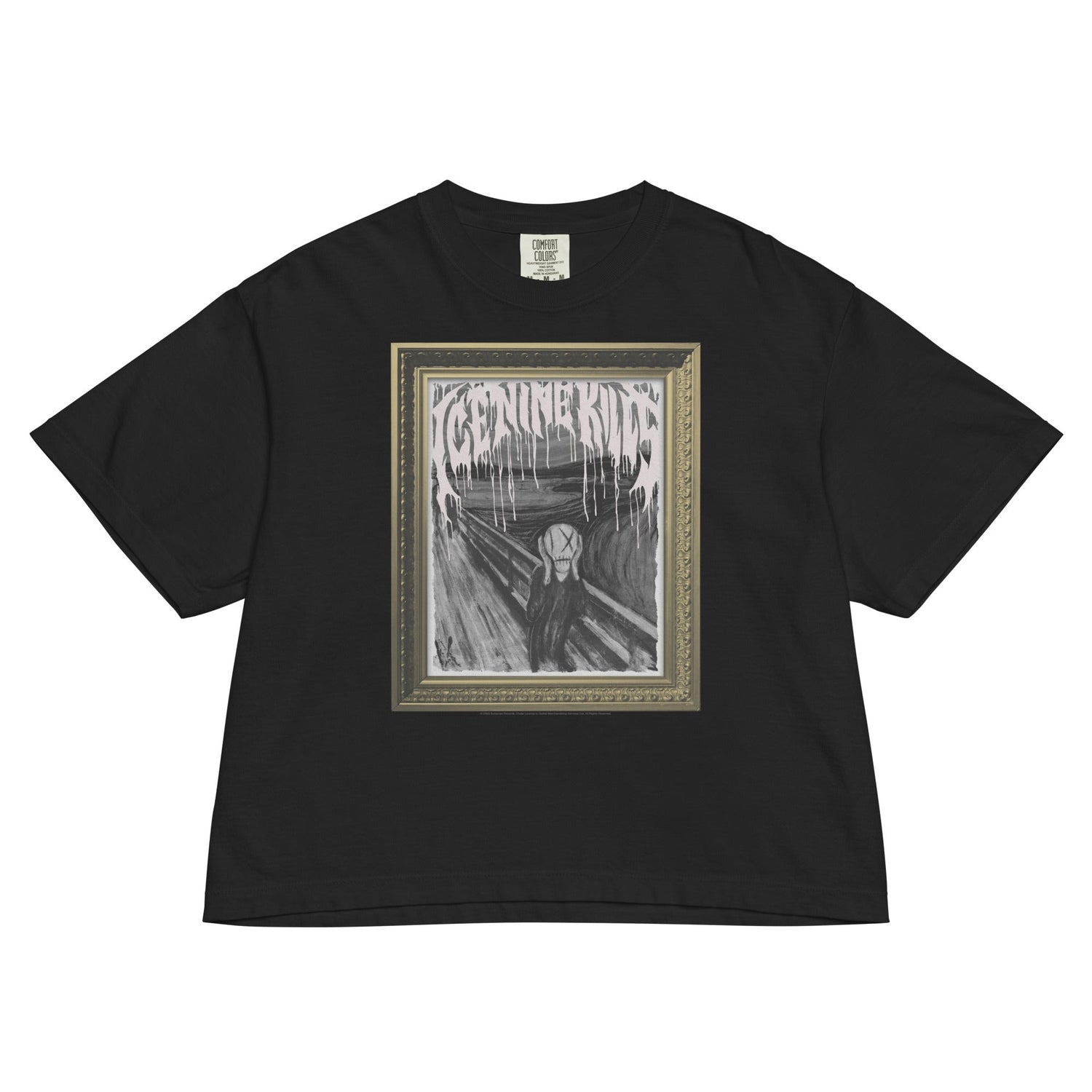 Ice Nine Kills Frame Mineral Wash Womens Crop Top